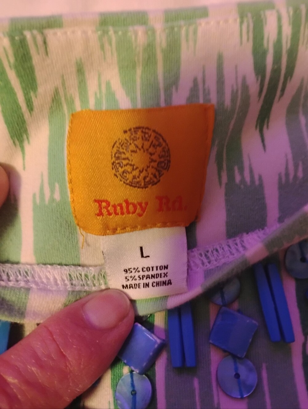 Ruby Rd Large Women's Shirt - Picture 5 of 8